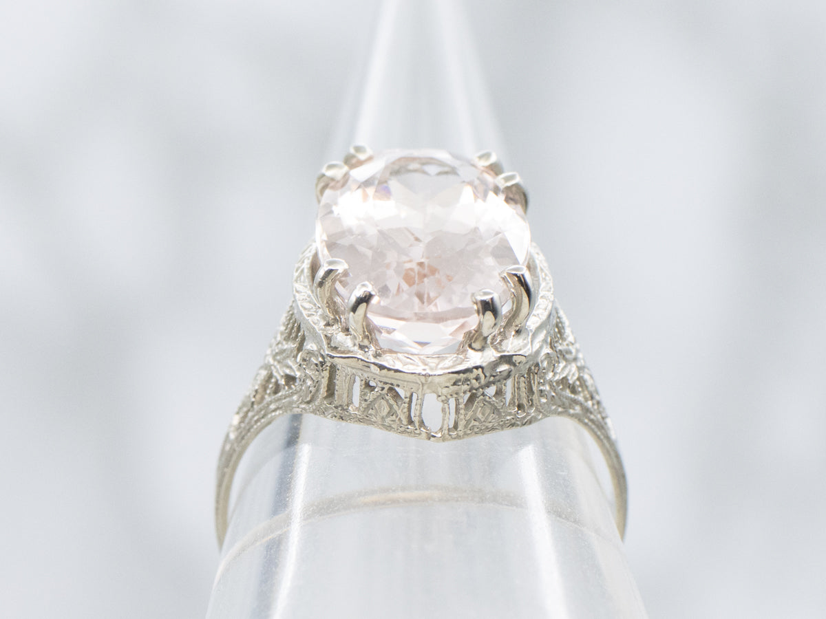 The Isadora Morganite Ring by Elizabeth Henry