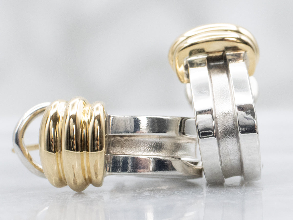 1990s Tiffany & Co. Atlas Huggie Hoop Earrings