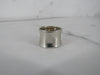Silver Wide Concave Band Ring