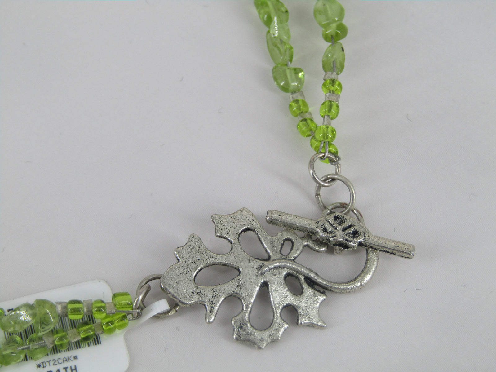 Peridot and Amethyst Beaded Double Strand Necklace