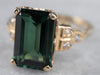 Green Tourmaline and Diamond Clara Ring from the Elizabeth Henry Collection