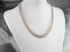 Woven Sterling Silver Infinity Link Chain