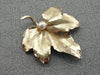 Maple Leaf Brooch with Pearl Center