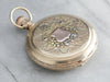 Victorian Signet Ornate Pocket Watch