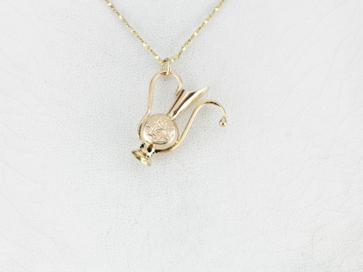 Etched Water Pitcher Charm