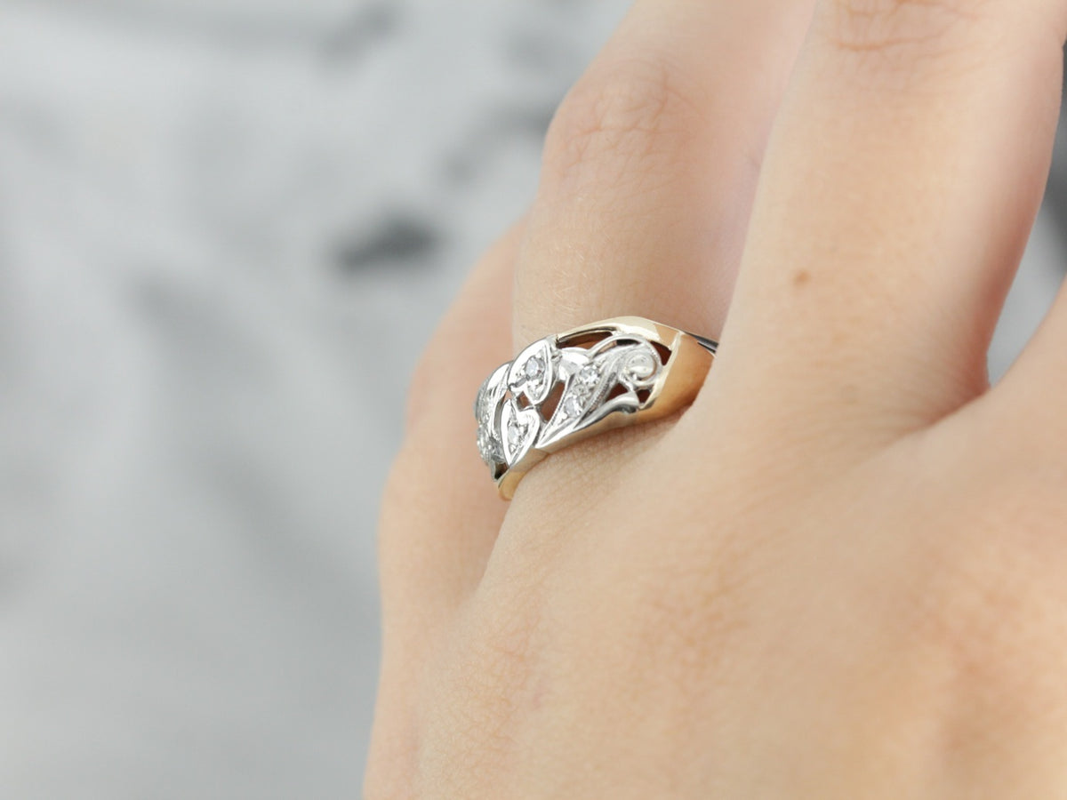 Retro Romance Diamond Hearts Band