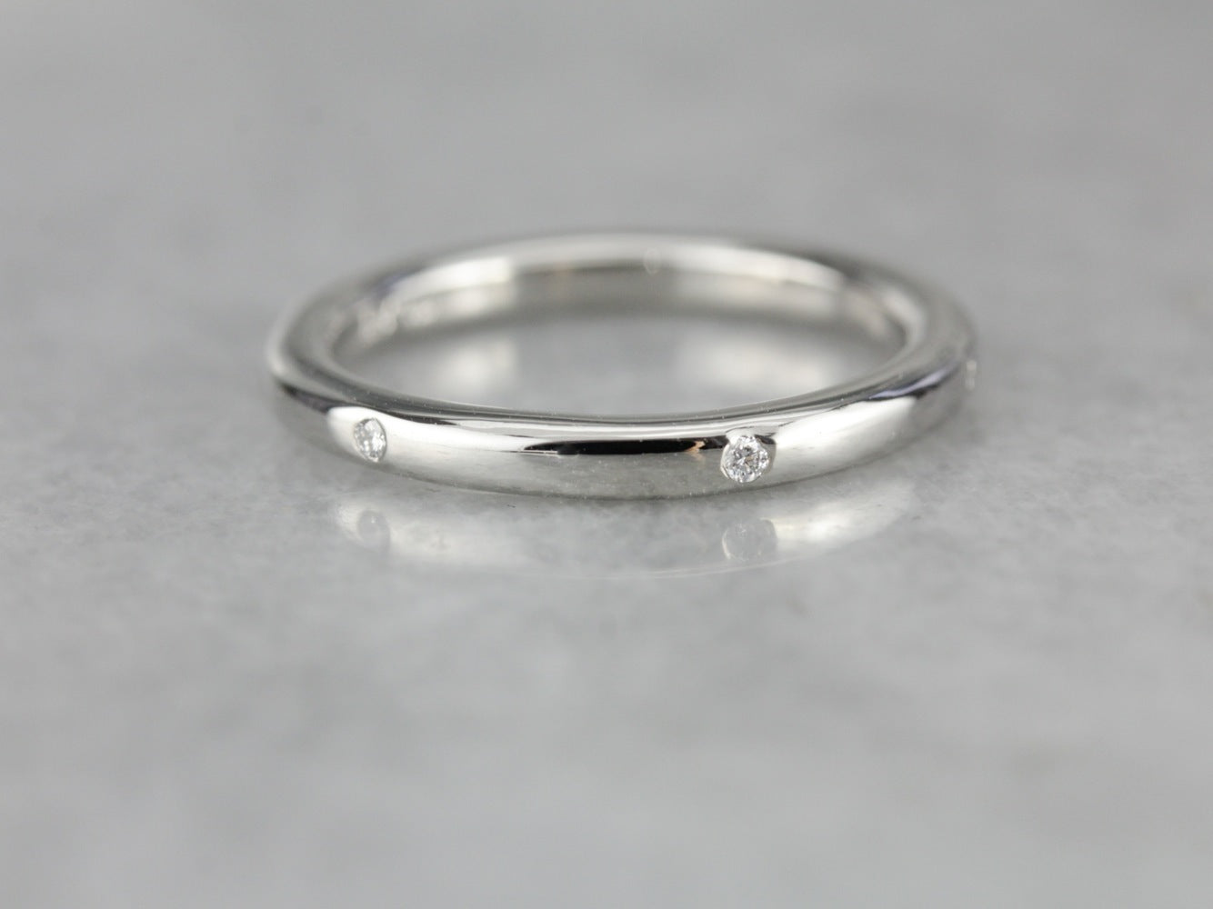 Diamond Etoile Platinum Wedding Band