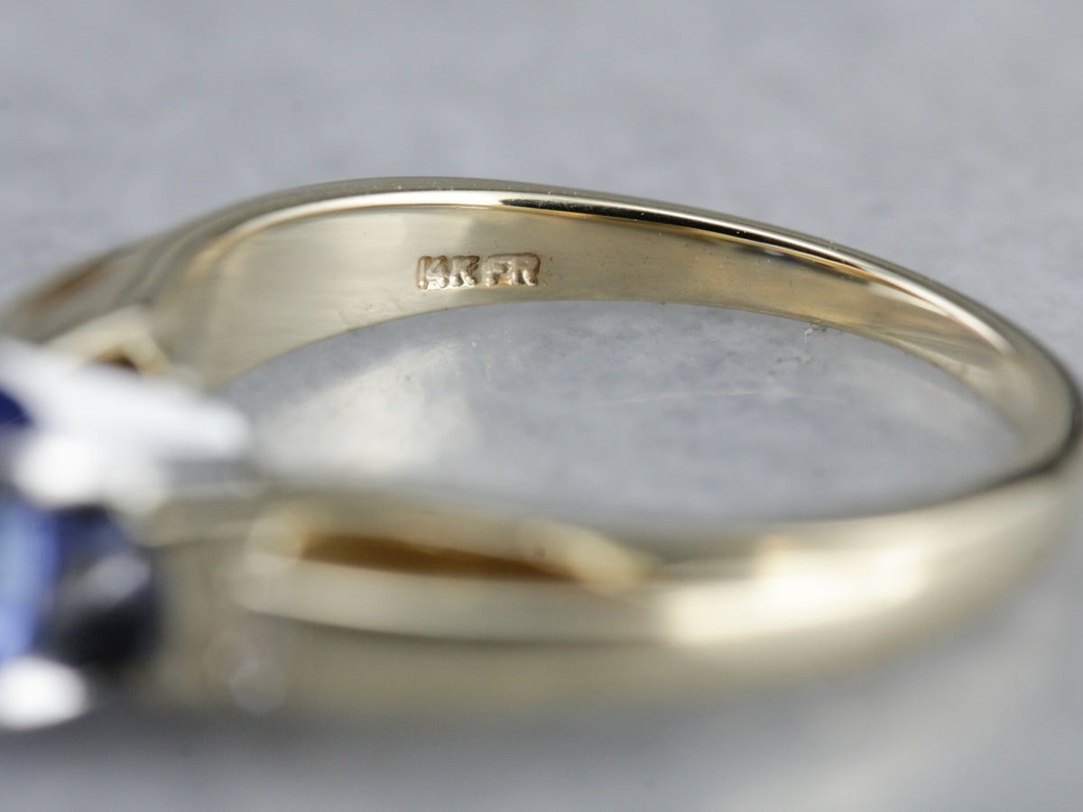 Elegant Sapphire Engagement Ring