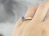 Classic Royal Blue Sapphire Engagement Ring