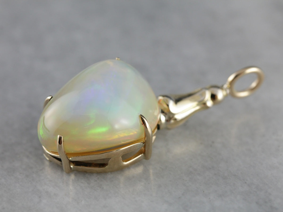 Fancy Cut Opal Statement Pendant
