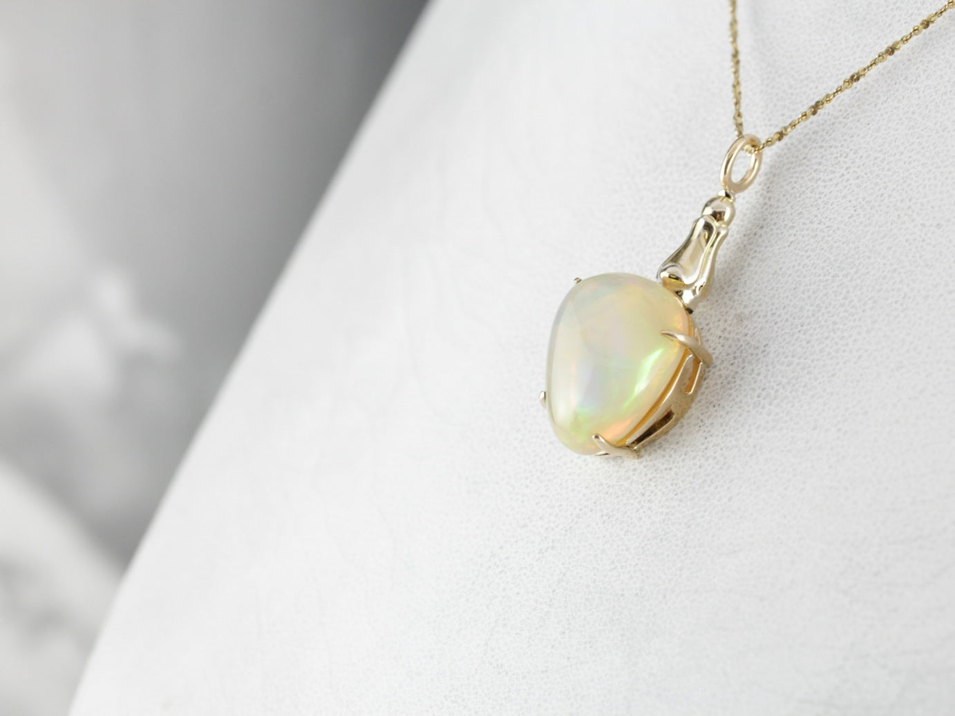 Fancy Cut Opal Statement Pendant