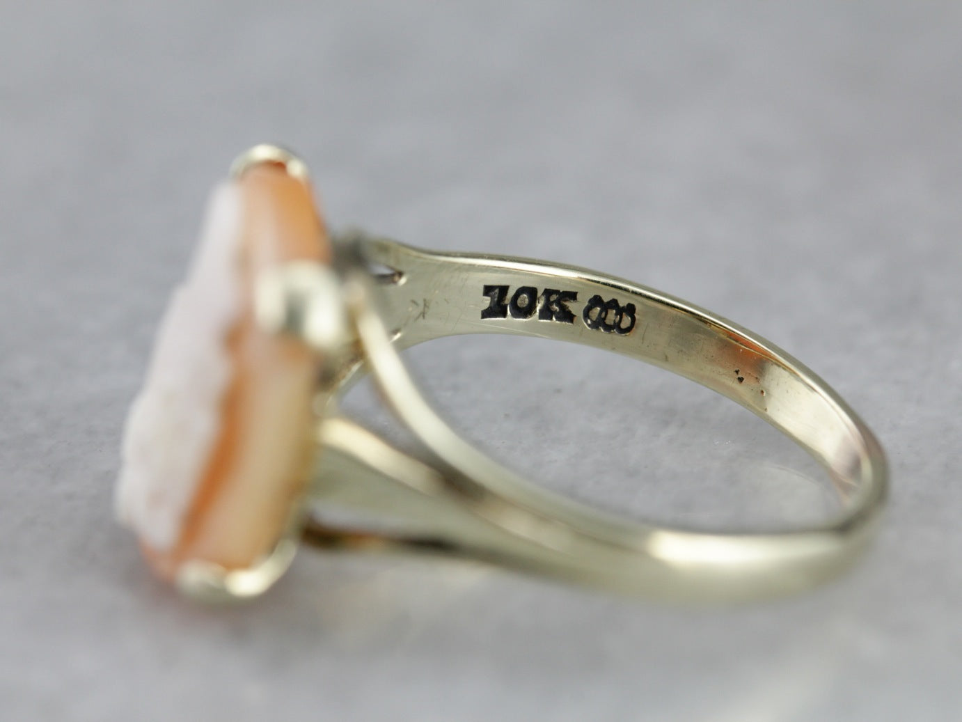 Vintage Cameo Cocktail Ring