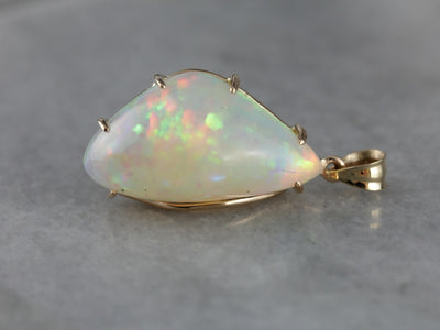 Glowing Opal Cocktail Pendant
