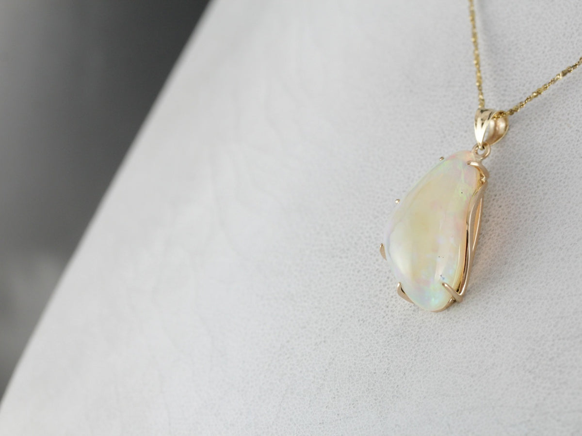 Glowing Opal Cocktail Pendant