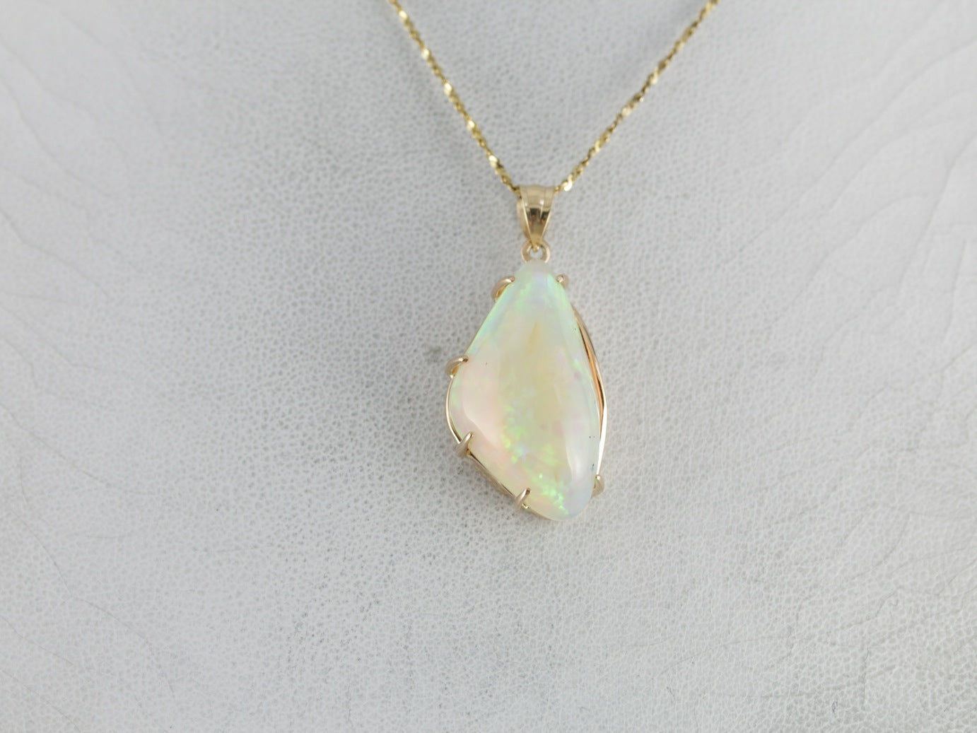 Glowing Opal Cocktail Pendant