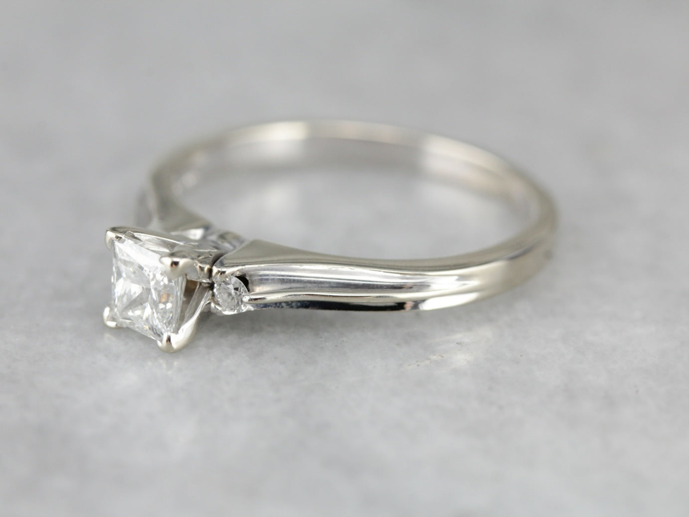 Modern Diamond Engagement Ring