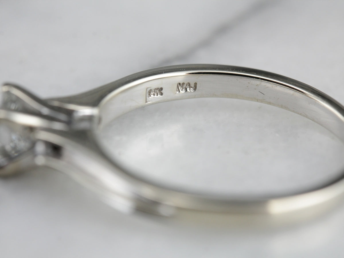 Modern Diamond Engagement Ring