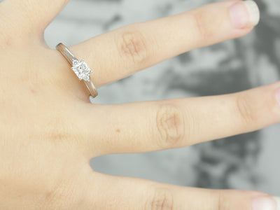 Modern Diamond Engagement Ring