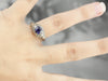 Art Deco Sapphire Solitaire Engagment Ring
