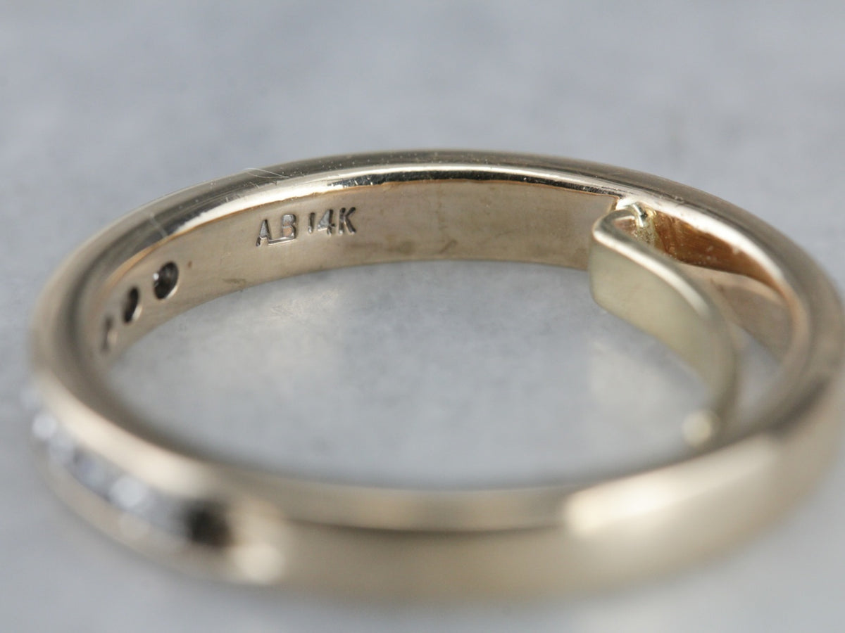 Princess Cut Diamond Wedding Band