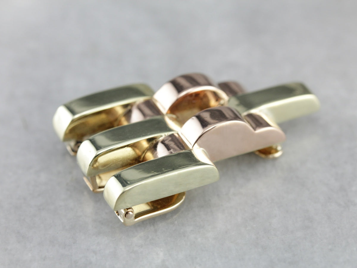 Retro Era Two Tone Sweater Clip