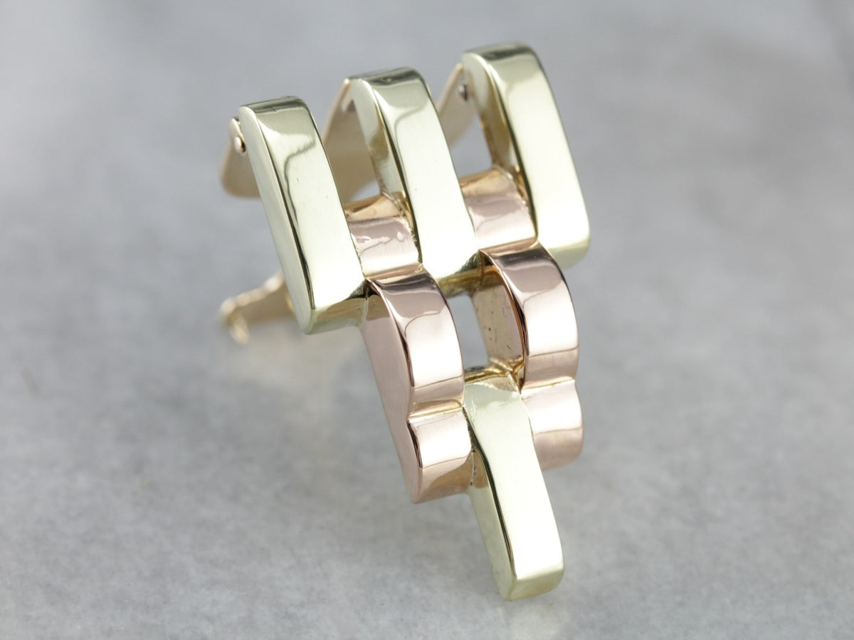 Retro Era Two Tone Sweater Clip