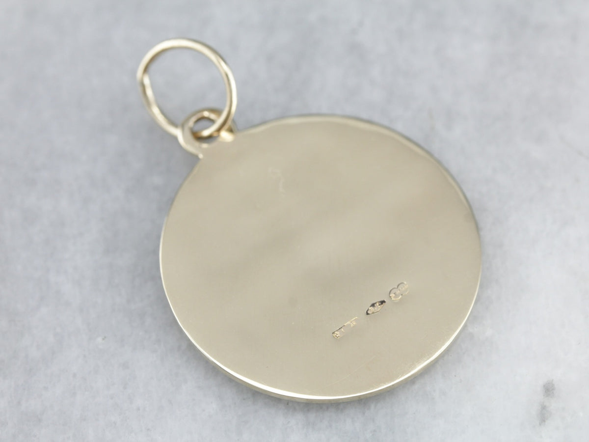 Saint Christopher Gold Medal Pendant