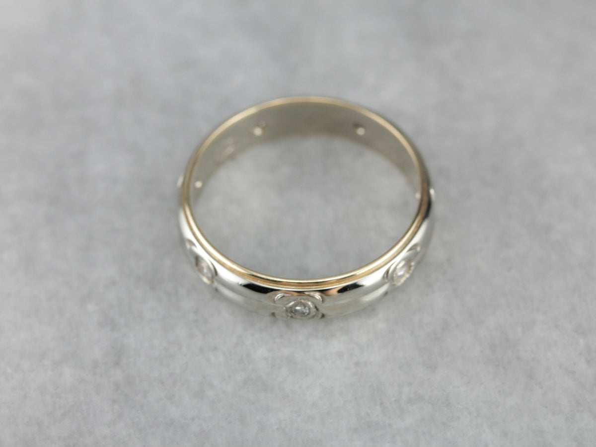 Unisex Diamond Etoile Band