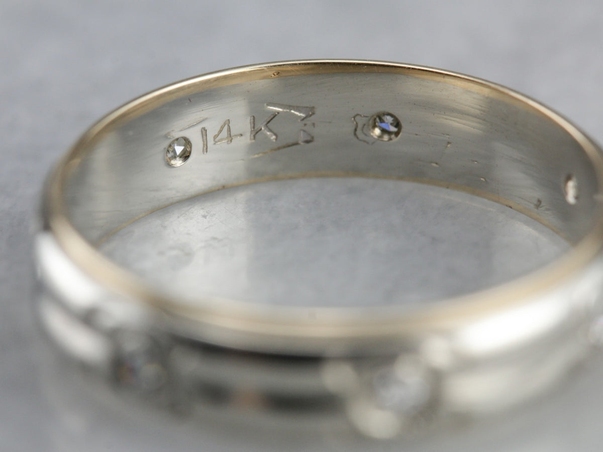 Unisex Diamond Etoile Band