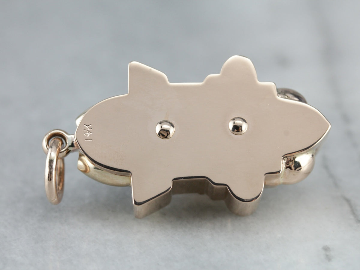 Victorian Era Antique Cameo Slide Pendant