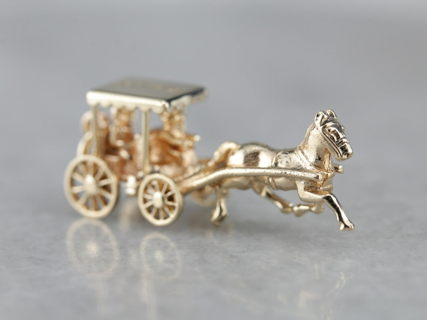 Horse and Carriage Bermuda Keepsake Charm