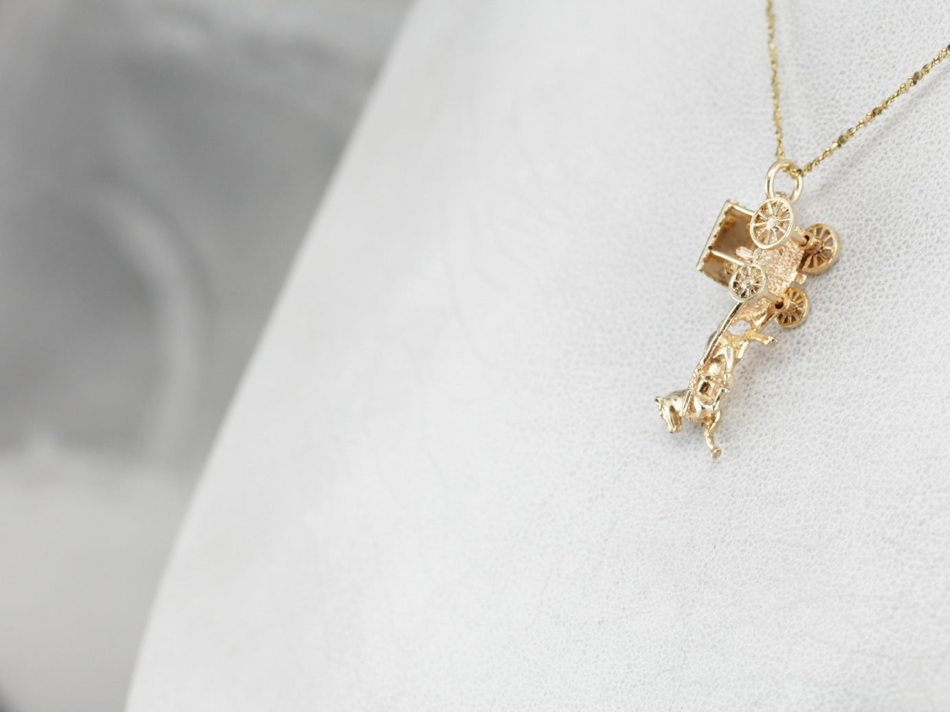 Horse and Carriage Bermuda Keepsake Charm