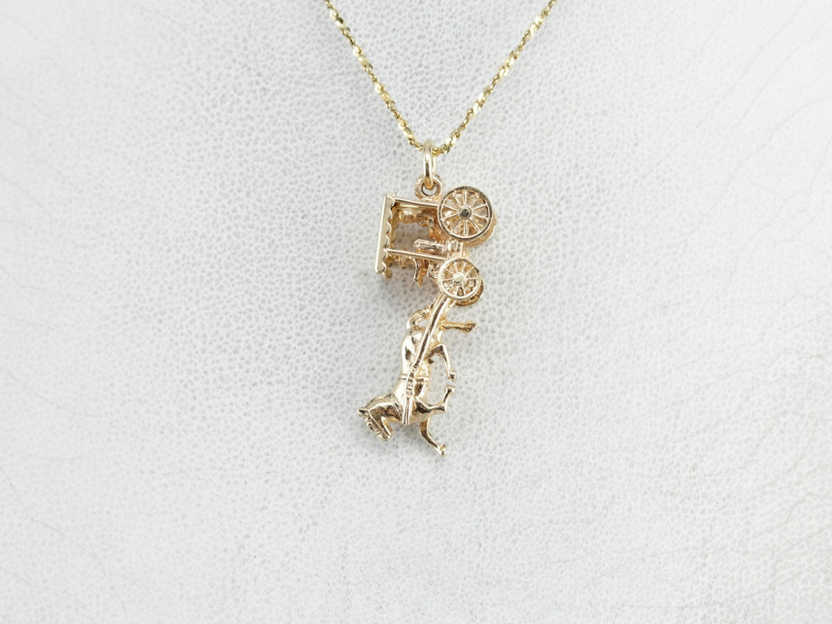 Horse and Carriage Bermuda Keepsake Charm
