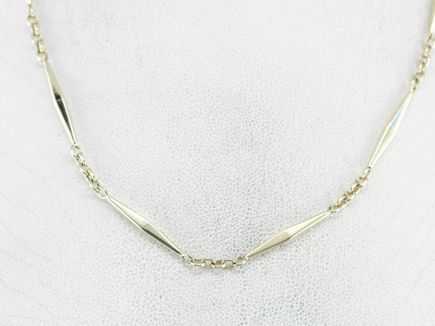 Cadena de reloj de bolsillo antigua de oro verde