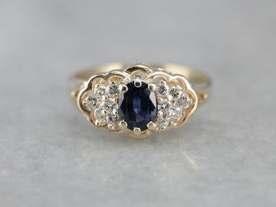 Vintage Sapphire Anniversary Ring