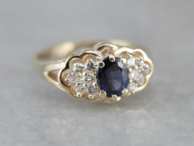 Vintage Sapphire Anniversary Ring