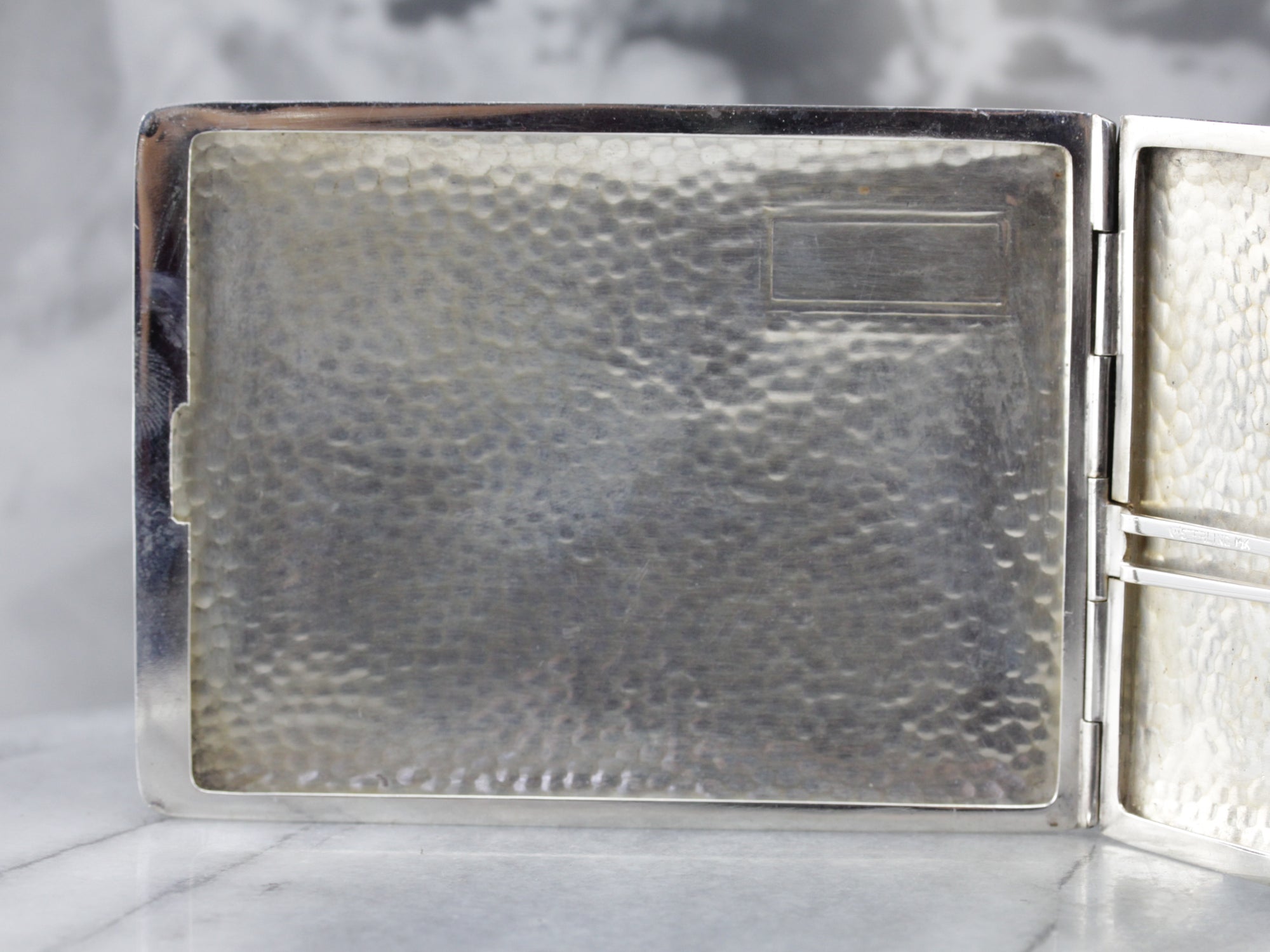 silver cigarette case wallet Vintage Sterling Silver Cigarette Case with Gold Accent silver cigarette case wallet Vintage Sterling Silver Cigarette Case with Gold Accent