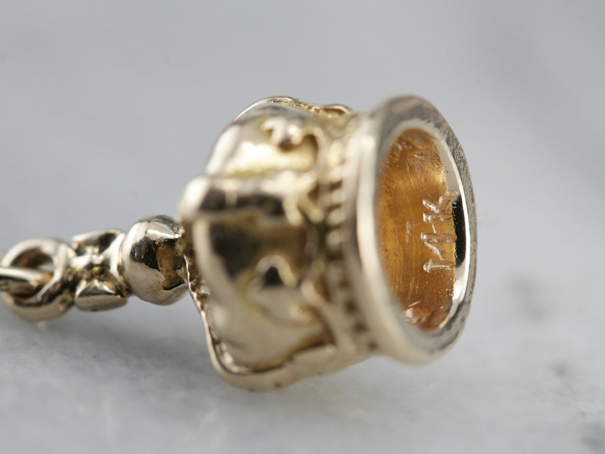 Royal Crown Gold Charm