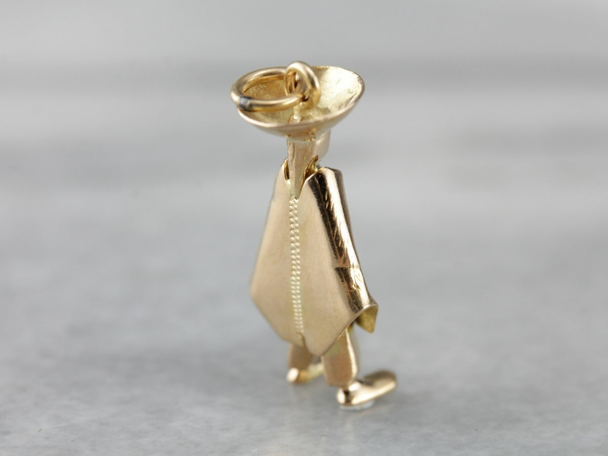 ¡Hola! Sombrero y poncho con dije o colgante con figura