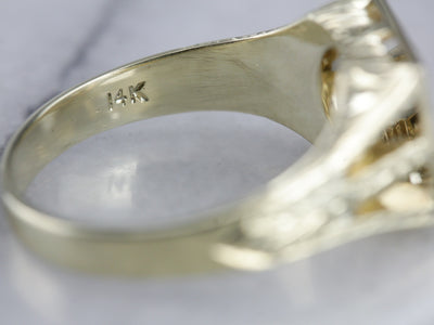 Art Deco Gold Signet Ring