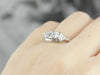 Vintage Three Diamond Engagement Ring