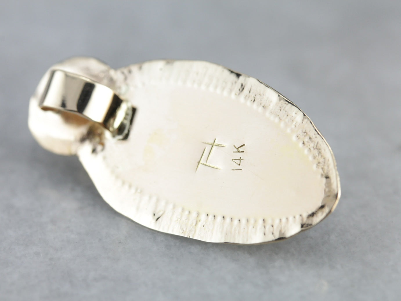 Primitive Boulder Opal and Citrine Pendant