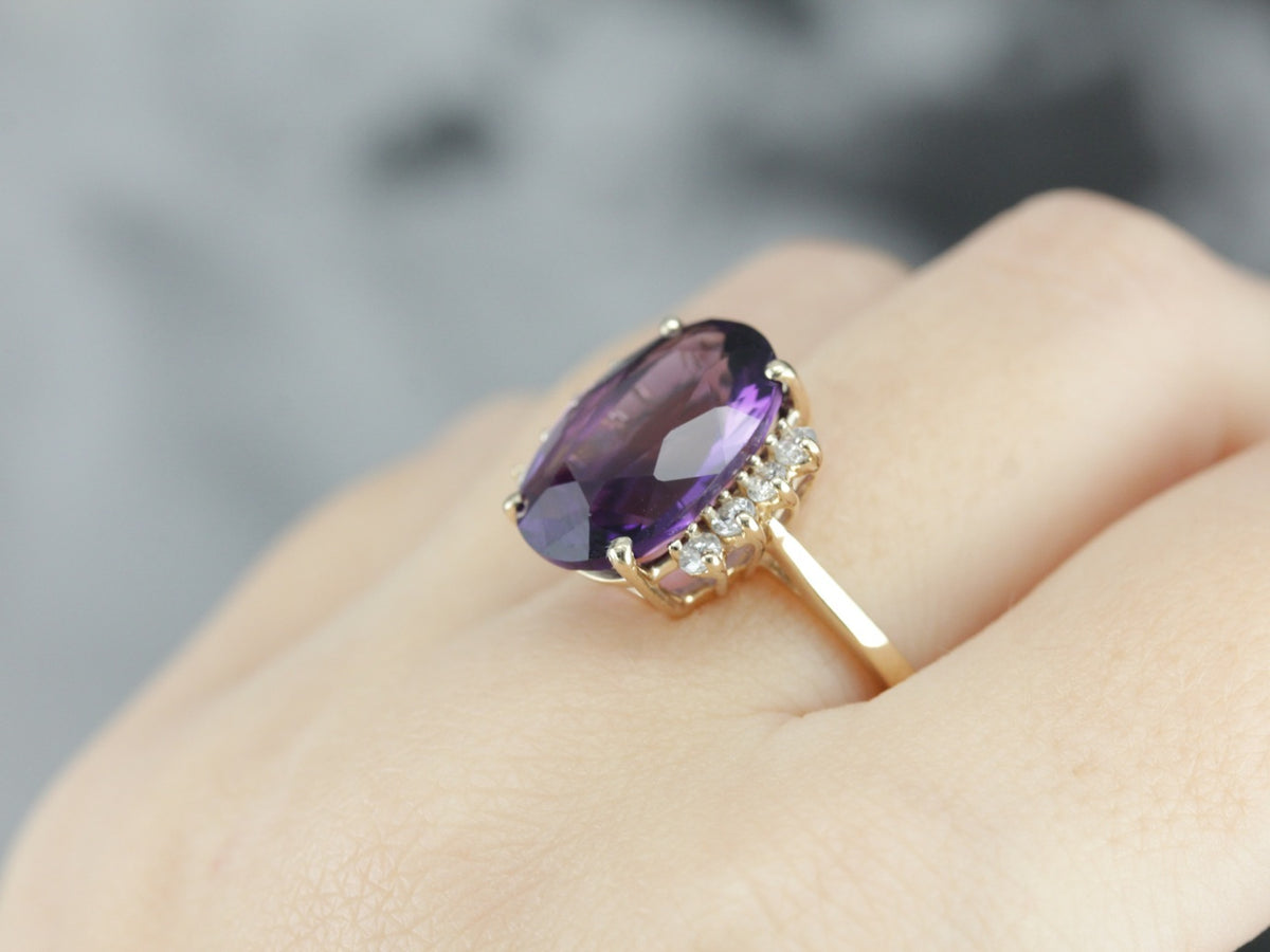 Stunning Amethyst Cocktail Ring
