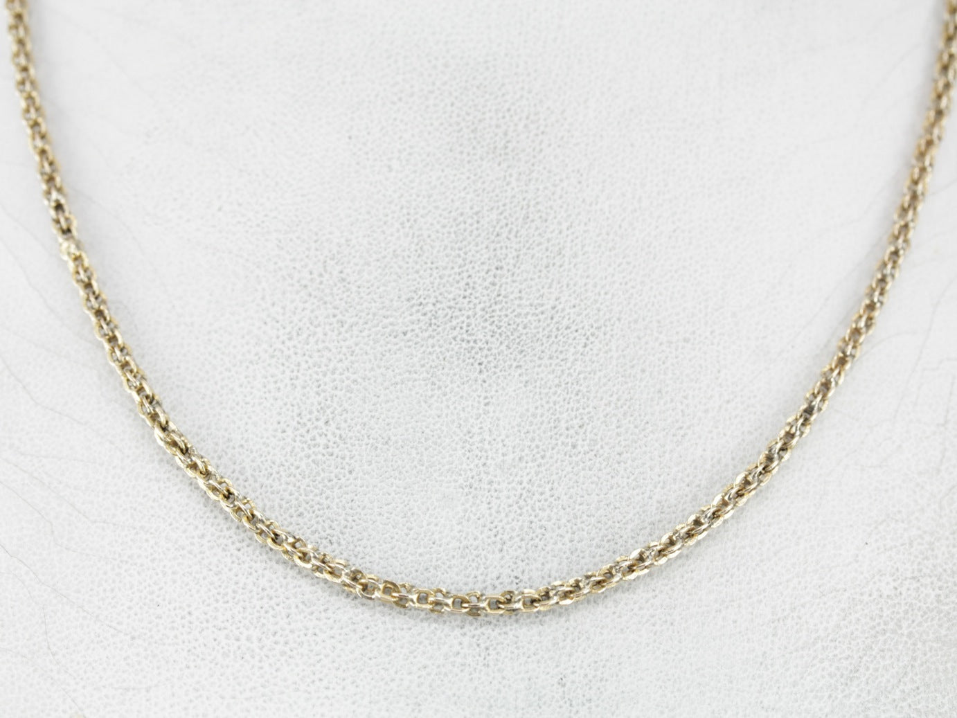 Vintage Yellow Gold Rope Chain