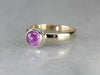 Modern Pink Star Sapphire Ring