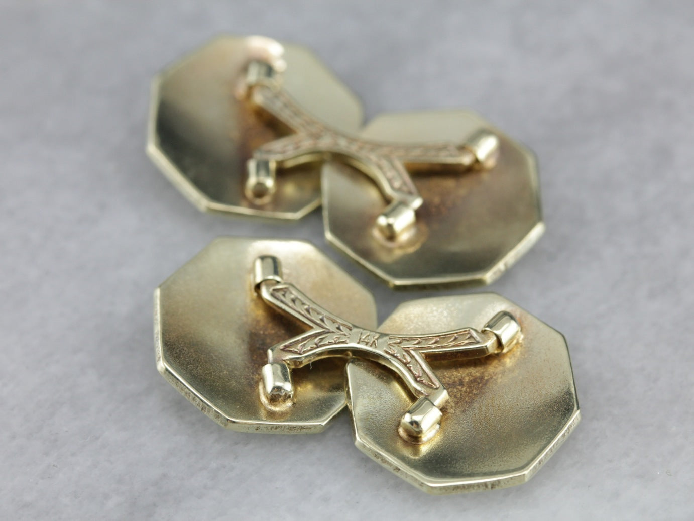 Old English "W" Monogramed Cufflinks