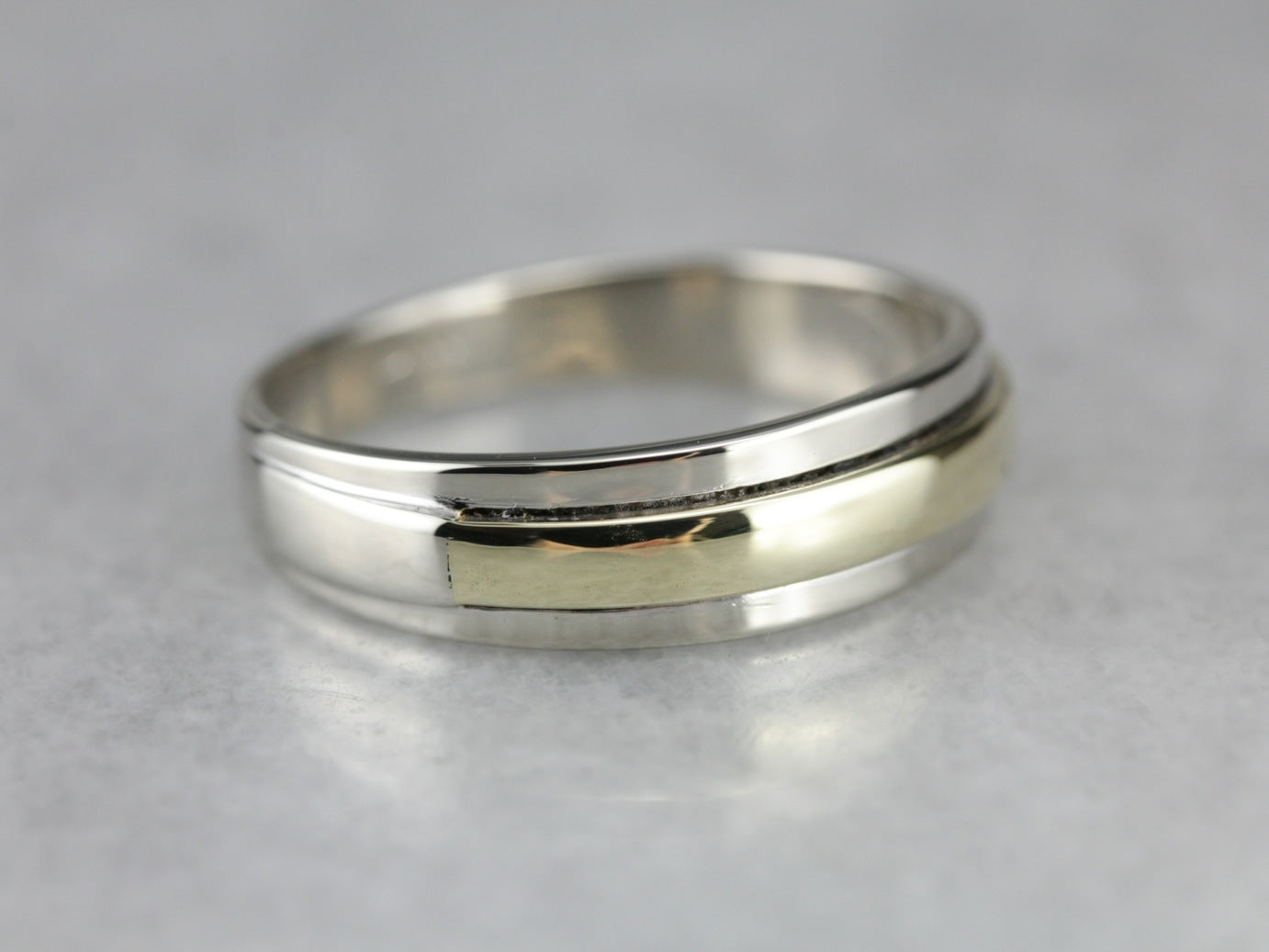 Tapered Two Tone Unisex Band