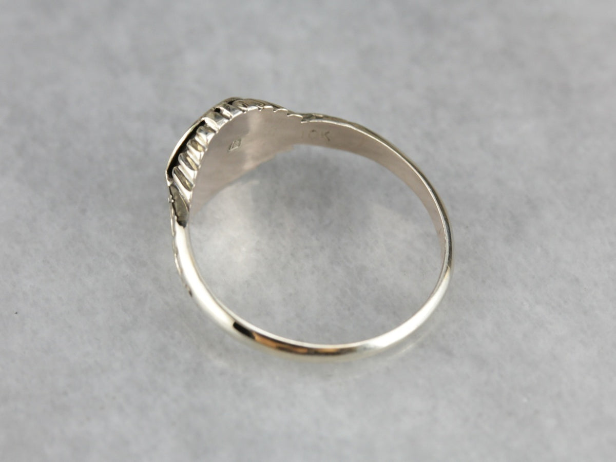 Upcycled Shriners Enameled Ring