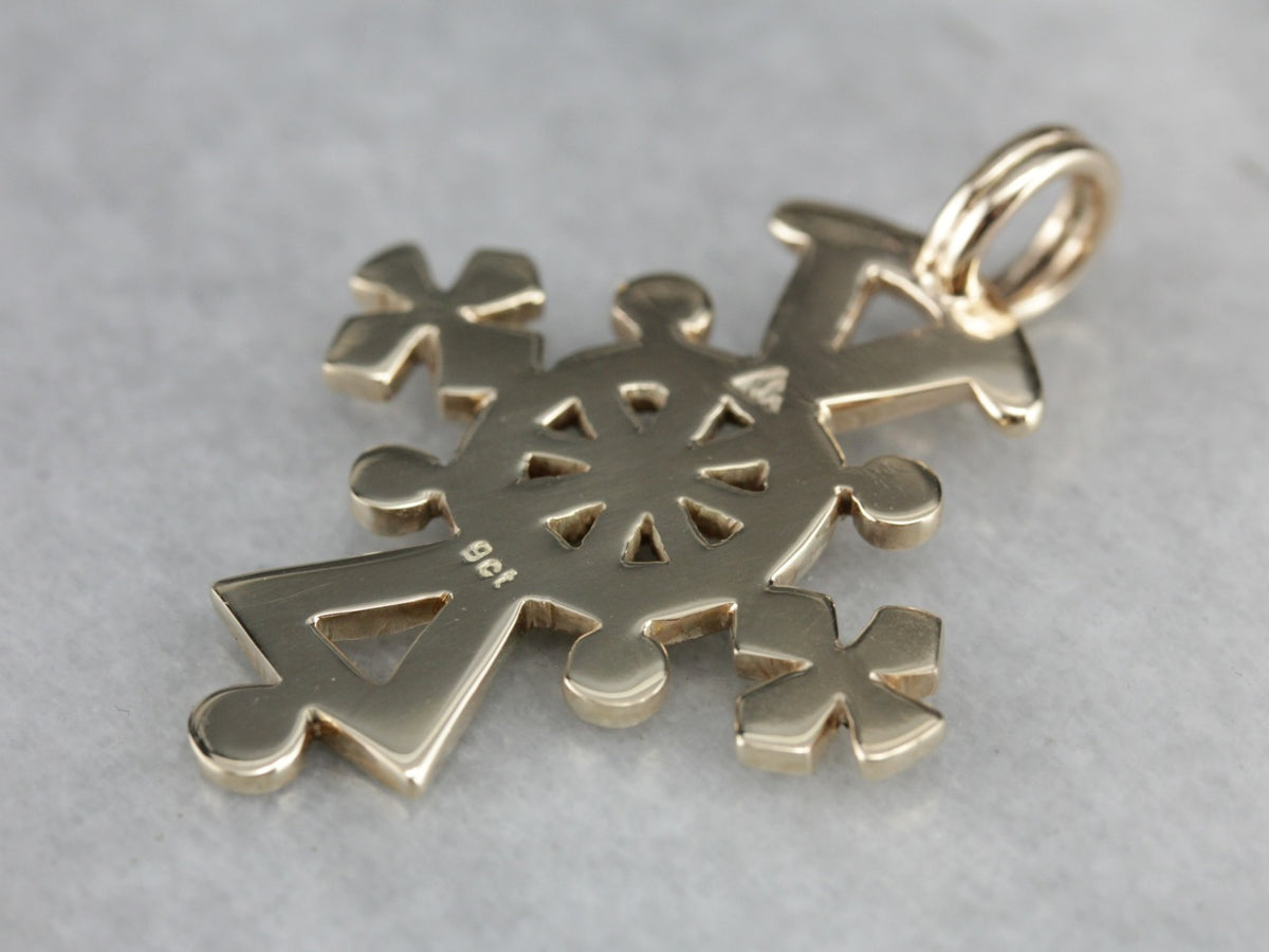 Decorative Folk Art Cross