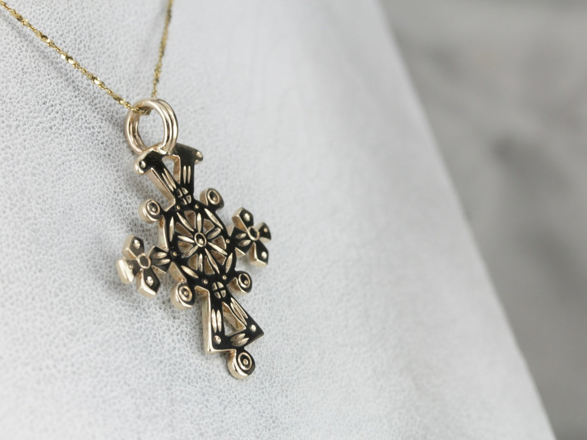 Decorative Folk Art Cross